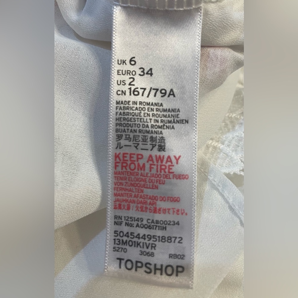 Topshop Floral Lace Shell Top - Picture 8 of 8